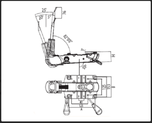 Mecanismo Back system II para cadeira de escritório