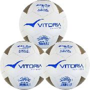 Kit 3 Bolas Futsal Vitoria Brx Max 450 Sub 15 (13 A 15 Anos)
