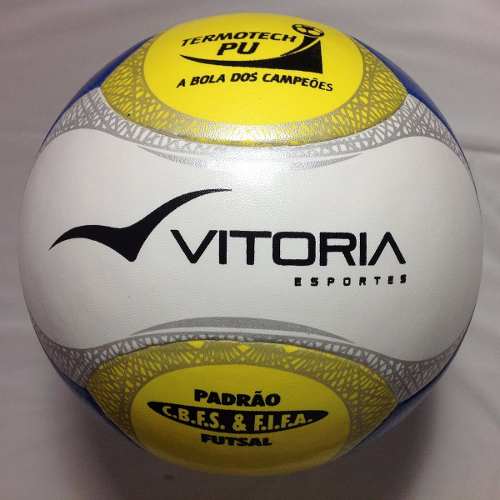 Bola Futsal Vitória Oficial Tech500 Pu 6 Gomos 2 Unidades  - Vitoria Esportes