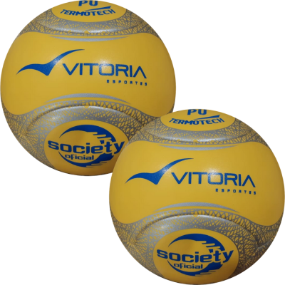 Kit 2 Bolas Futebol Sete Society Oficial Pu  - Vitoria Esportes