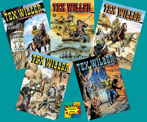 Tex Willer 10 Edições A Escolher  - Vitoria Esportes