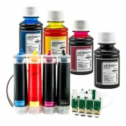 Bulk Ink Para Epson Tx105 Tx115 T24 T23 + Tinta Extra + Brinde