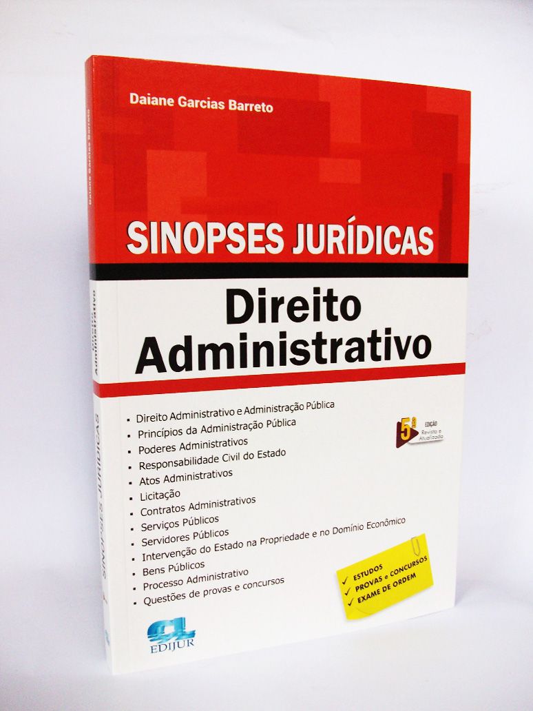 Sinopses Jurídicas Direito Administrativo - Edijur Editora