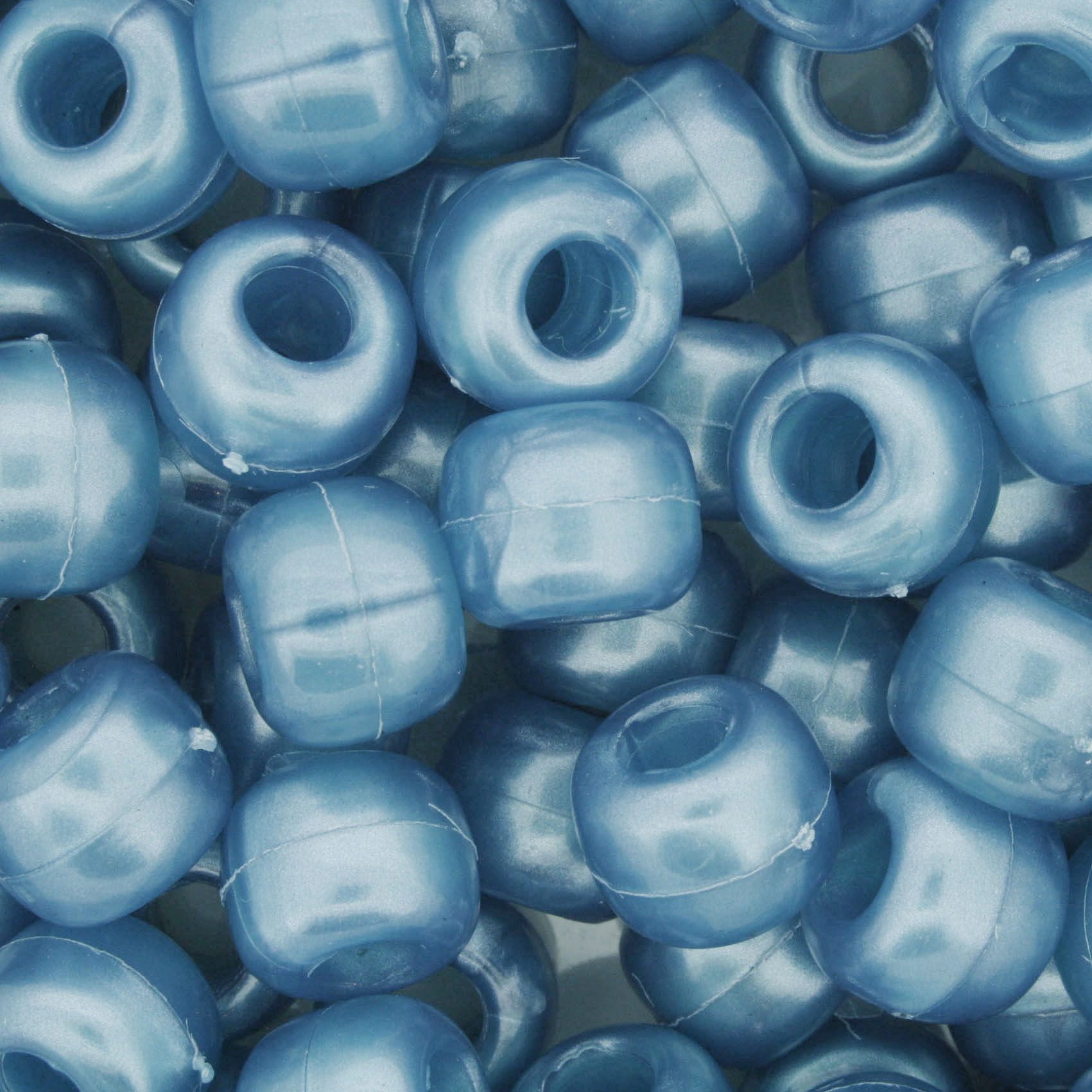 Miçangão Plástico - Tererê® - Azul Perolado  - Stéphanie Bijoux® - Peças para Bijuterias e Artesanato