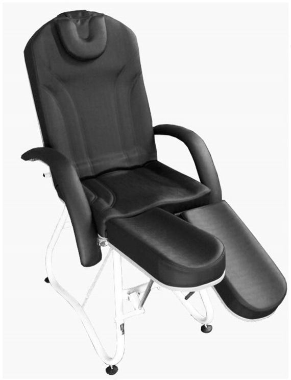 Cadeira Para Podologia Mecânica Preta 