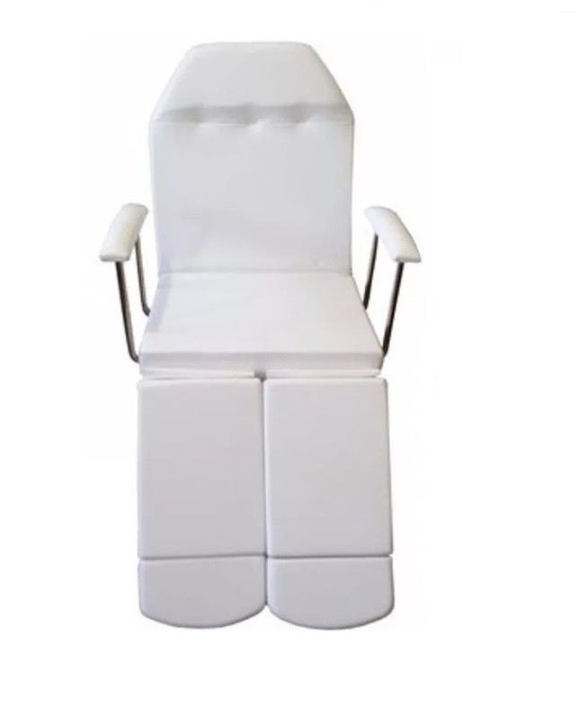 Kit Para Podologia Cadeira, Luminária com Exaustor, Escada, Carrinho e Mocho Brindes Bandejas