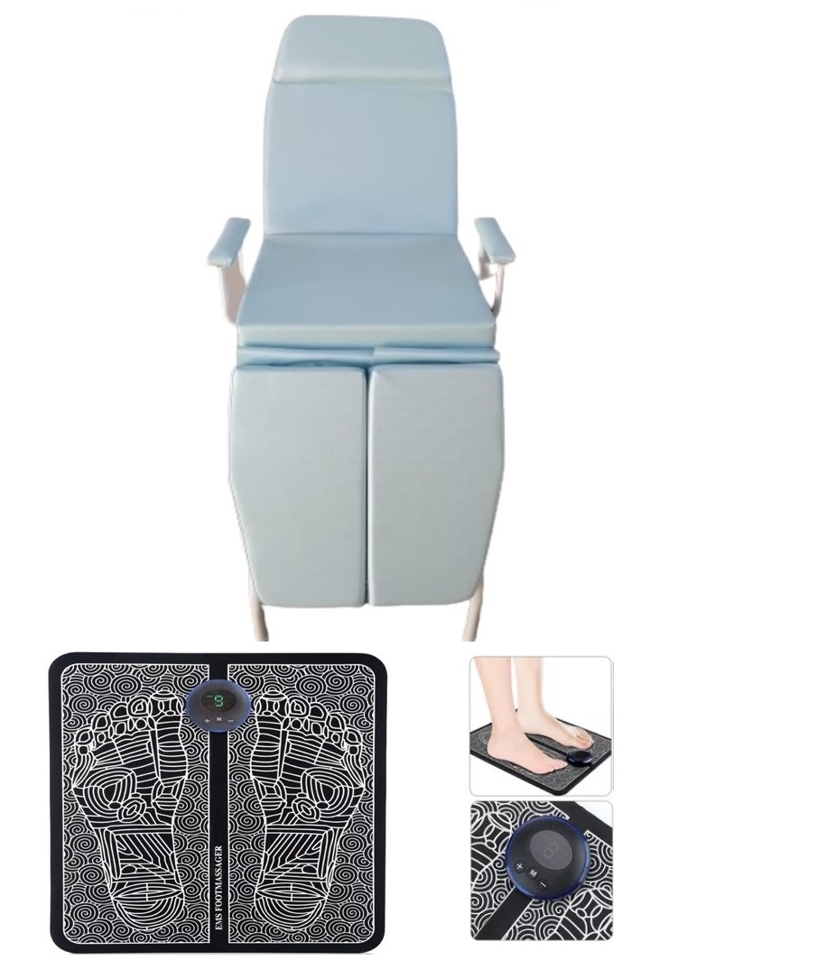Maca Cadeira de Podologia Mecânica Massageador Fiscomed