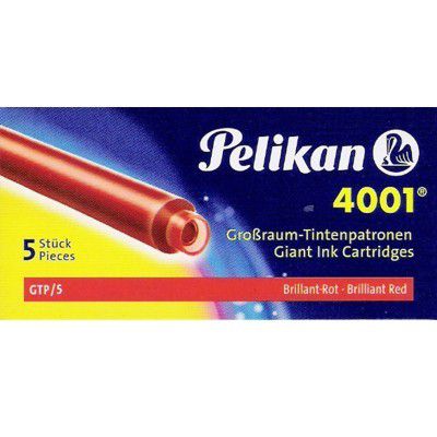 Cartucho de Tinta Pelikan 4001 GTP/5 Vermelho