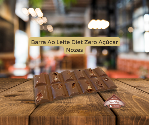 Kit Diet - Branco + Ao Leite - Zero Açúcar - 6 barras