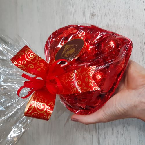 Kit Família - 60 doses de Chocolate Quente + Coração com trufas - FRETE GRÁTIS