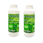 Kit 2 Herbicida Gramizap Imazapir Mata Tiririca 1L