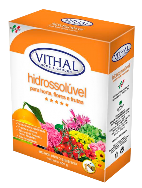 Fertilizante Hidrossolúvel Para Hortas Flores Frutas Vithal