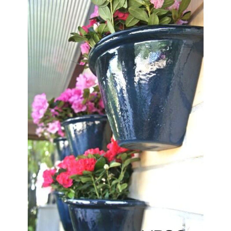 Vaso de Parede 22cm Fibra de Vidro - Vaso e Cor