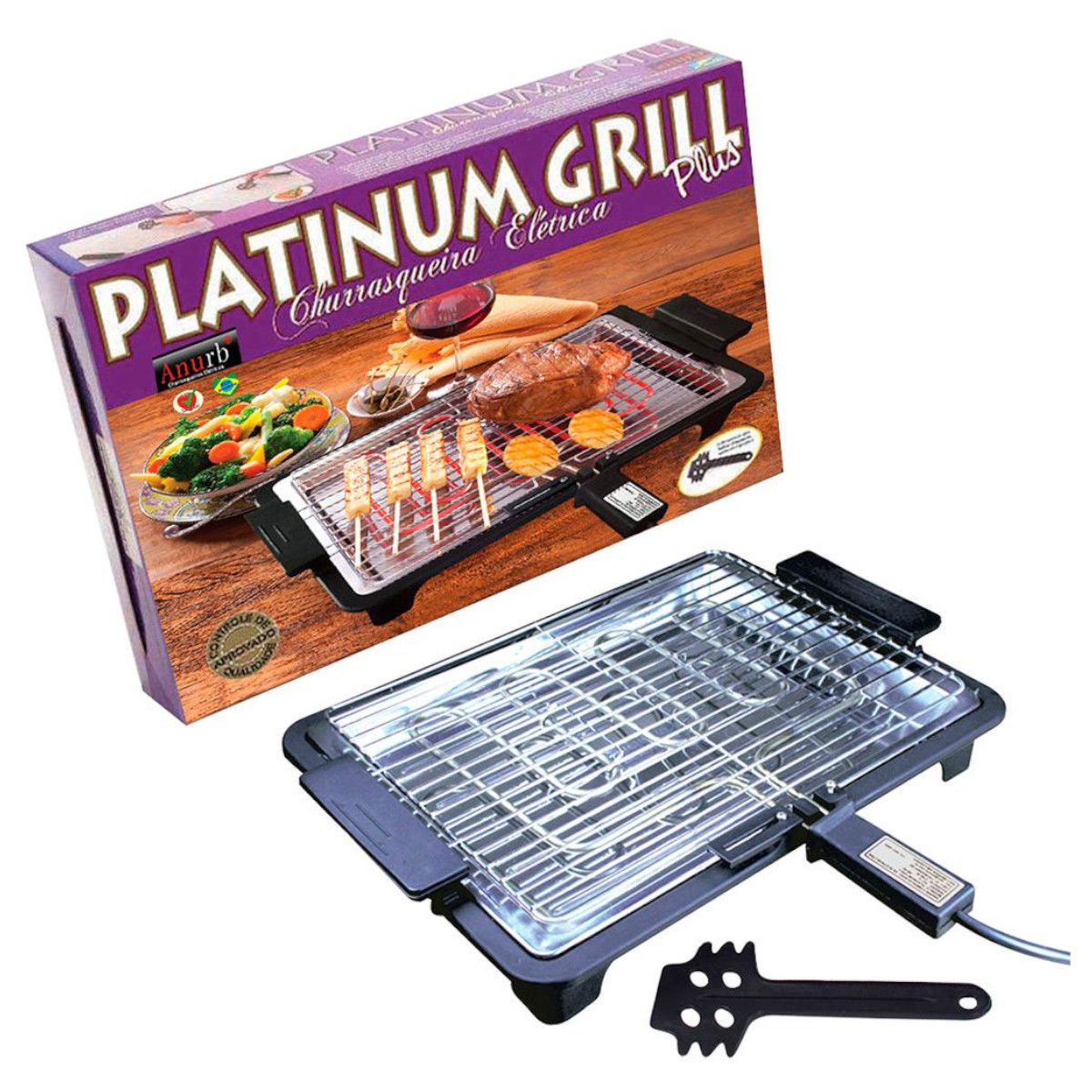 Churrasqueira Grill Elétrica Platinum Plus Anurb