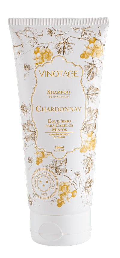 Combo: Shampoo Chardonnay 200 ml + Condicionador Chardonnay 140 ml.  - VINOTAGE