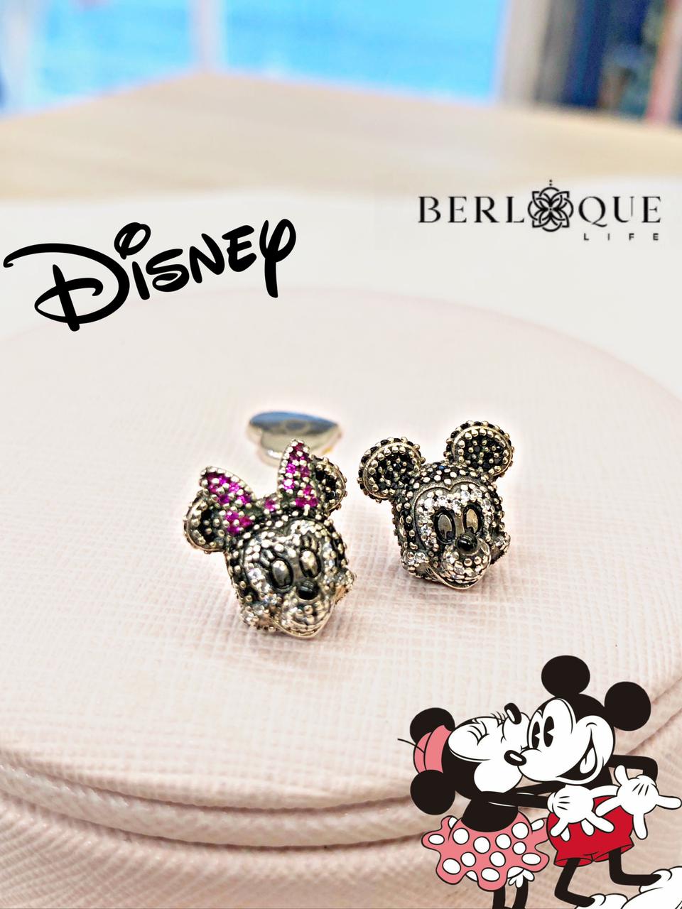 Berloques Mickey e Minnie Disney 