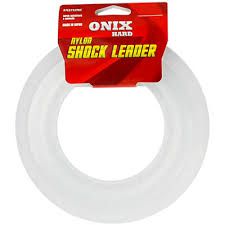 Linha Shock Leader  0,62mm 50LB 50m Fastline Onix Hard Nylon