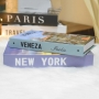 Kit 2 Livros Caixa Decorativo New York e Veneza