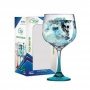 Taça para Gin de Vidro Ruvolo Azul 705 ml