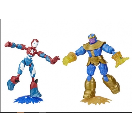 Boneco Vingadores Iron Patriot Vs Thanos - Hasbro E9197