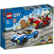 Lego City Detençao Policial na Autoestrada 185 Peças - 60242