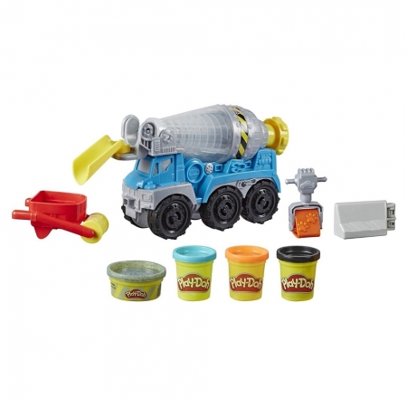 Massa Play-Doh Wheels Caminhão de Cimento Hasbro E6891