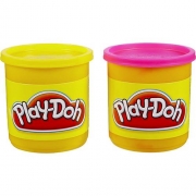 Play Doh Massinha 2 Potes Rosa E Amarelo 23658/23655 - Hasbro