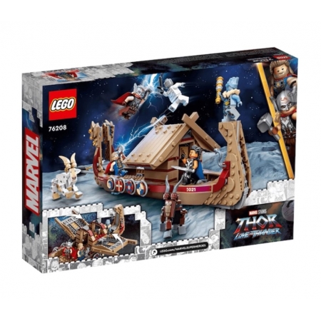Thor Amor e Trovão o Barco das Cabras - Lego 76208