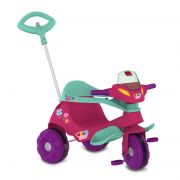 Triciclo velobaby passeio & pedal (rosa) - Bandeirante 357