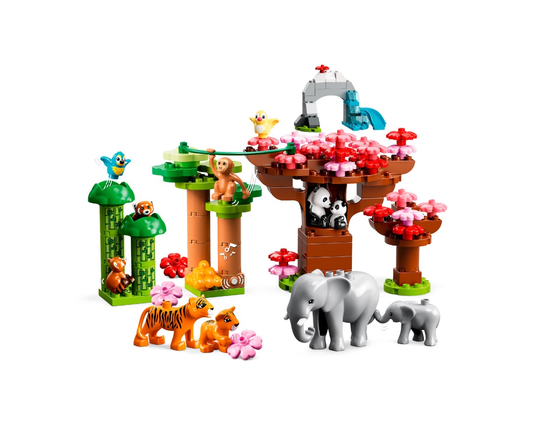 Animais Selvagens da Ásia - Lego Duplo 10974