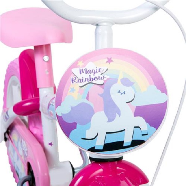 Bicicleta Infantil Aro 12 Magic Rainbow Rosa - Styll Baby BIK-03.016-54