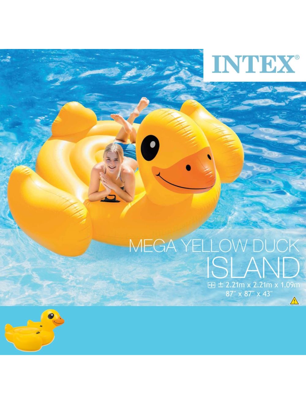 Bote Pato Amarelo Grande - Intex 	56286