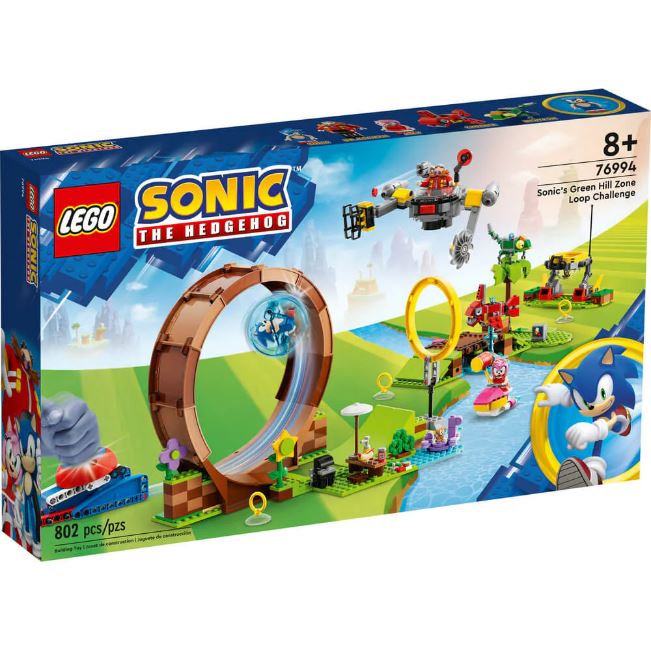 Desafio do Loop na Colina Verde de Sonic - Lego 76994