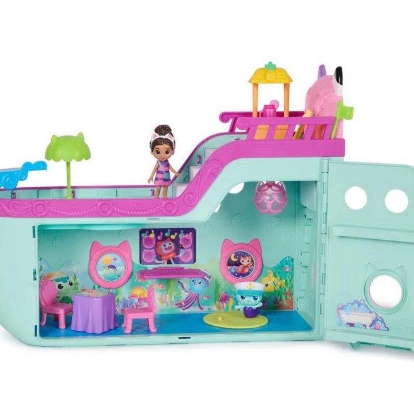 Gabbys Dollhouse Brinquedo PlaySet Cruzeiro - Sunny 3644