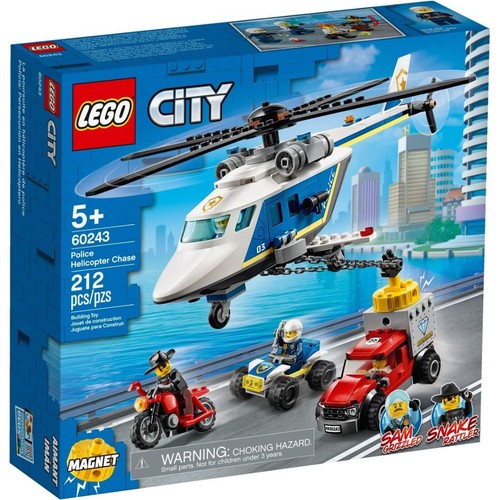 Lego City Perseguiçao Policial de Helicoptero - 60243