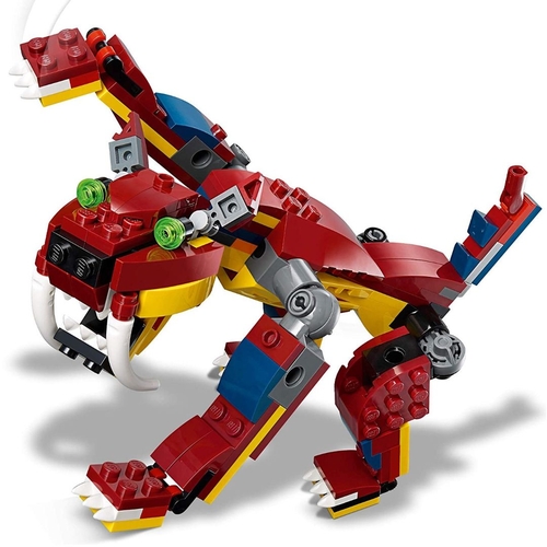 Lego Creator 3 em1 Criatura Dragao do Fogo 234 Peças -31102