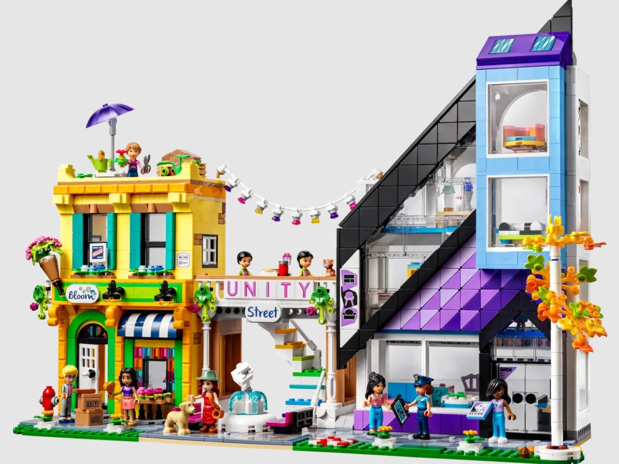 Lego Friends Lojas de Flores e Design do Centro - 41732