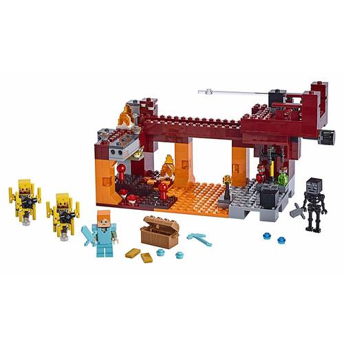 Lego Minecraft A Ponte Flamejante 21154