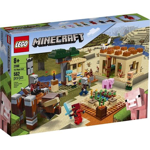 Lego Minecraft  Ataque De Illager - 21160