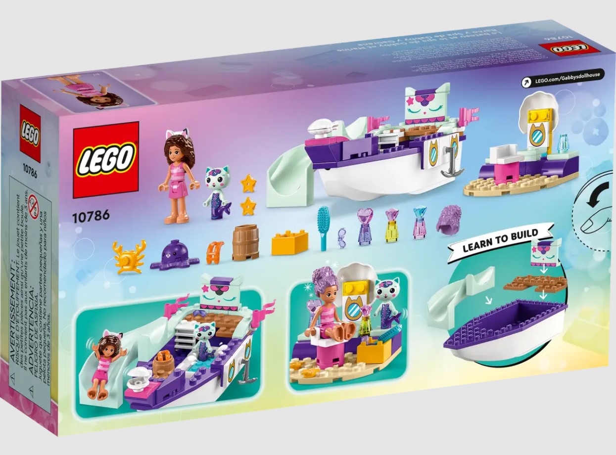 Navio e Spa da Gabby e Sereiata Lego 10786
