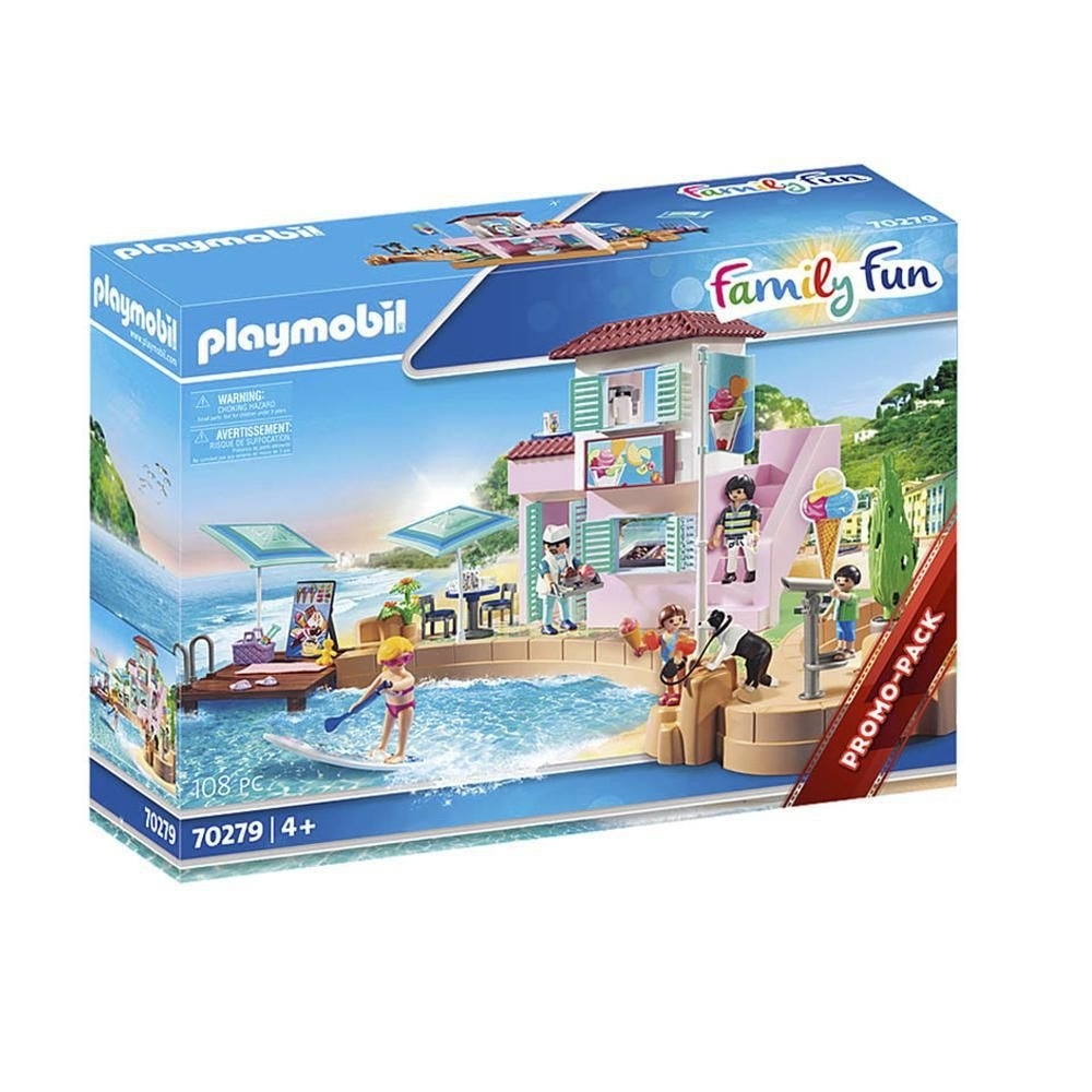 Playmobil Sorveteria a Beira Mar 108 Peças - Sunny 2521