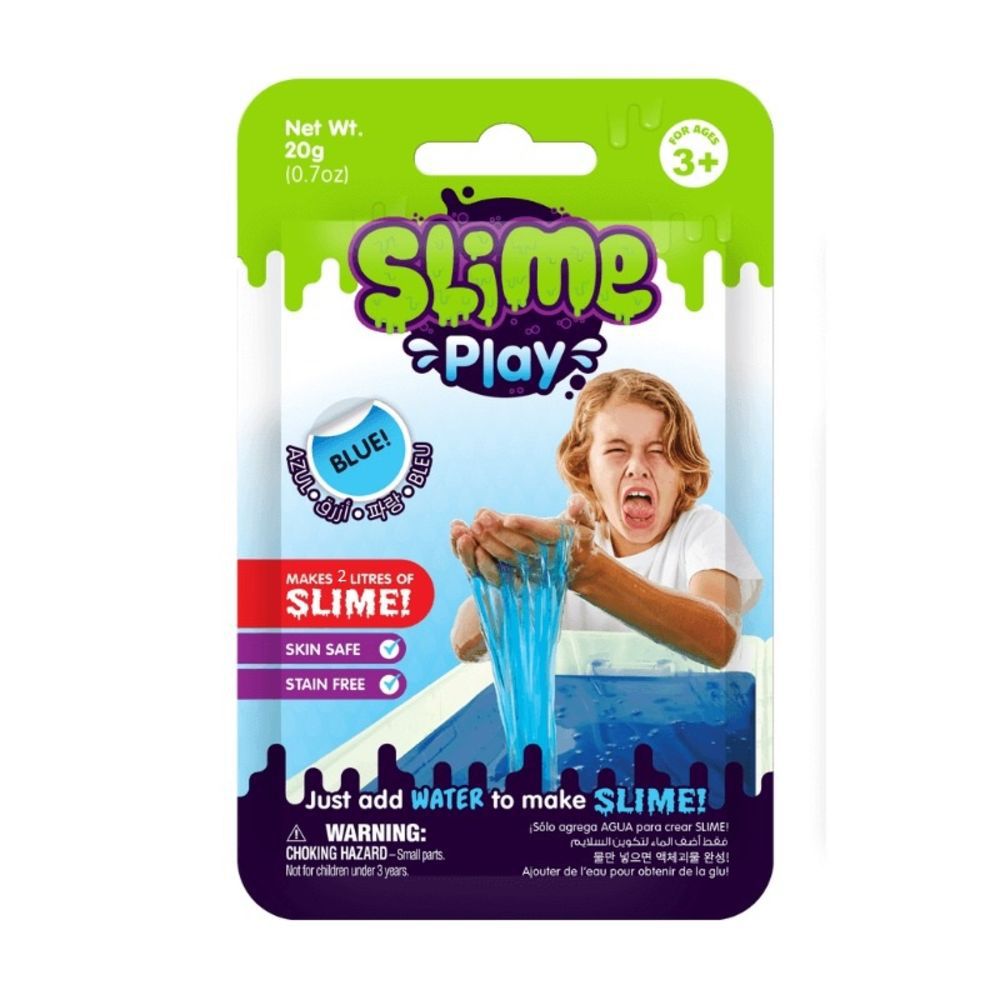 Slime Play Sachê 20g Azul 2030 - Sunny