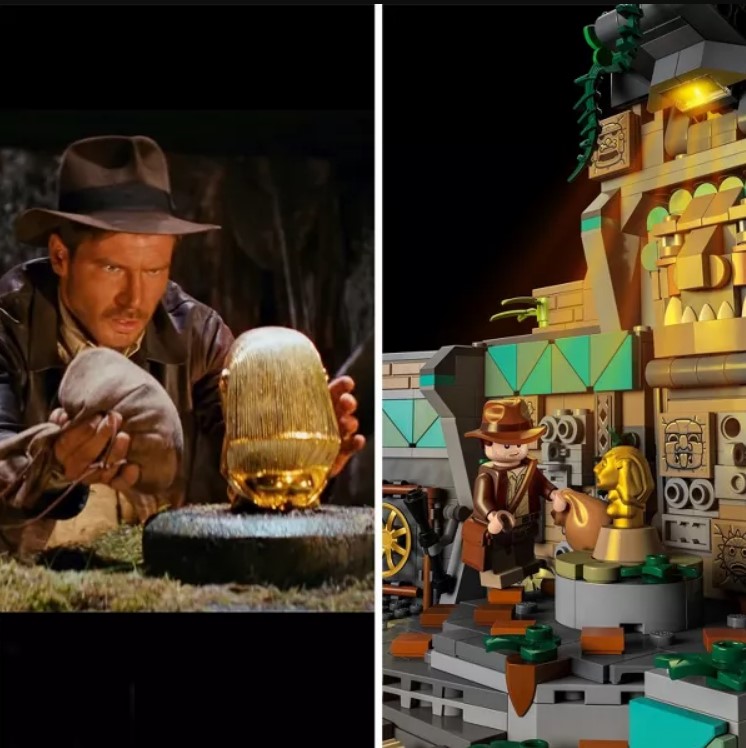 Templo do Idolo Dourado Indiana Jones - Lego 77015