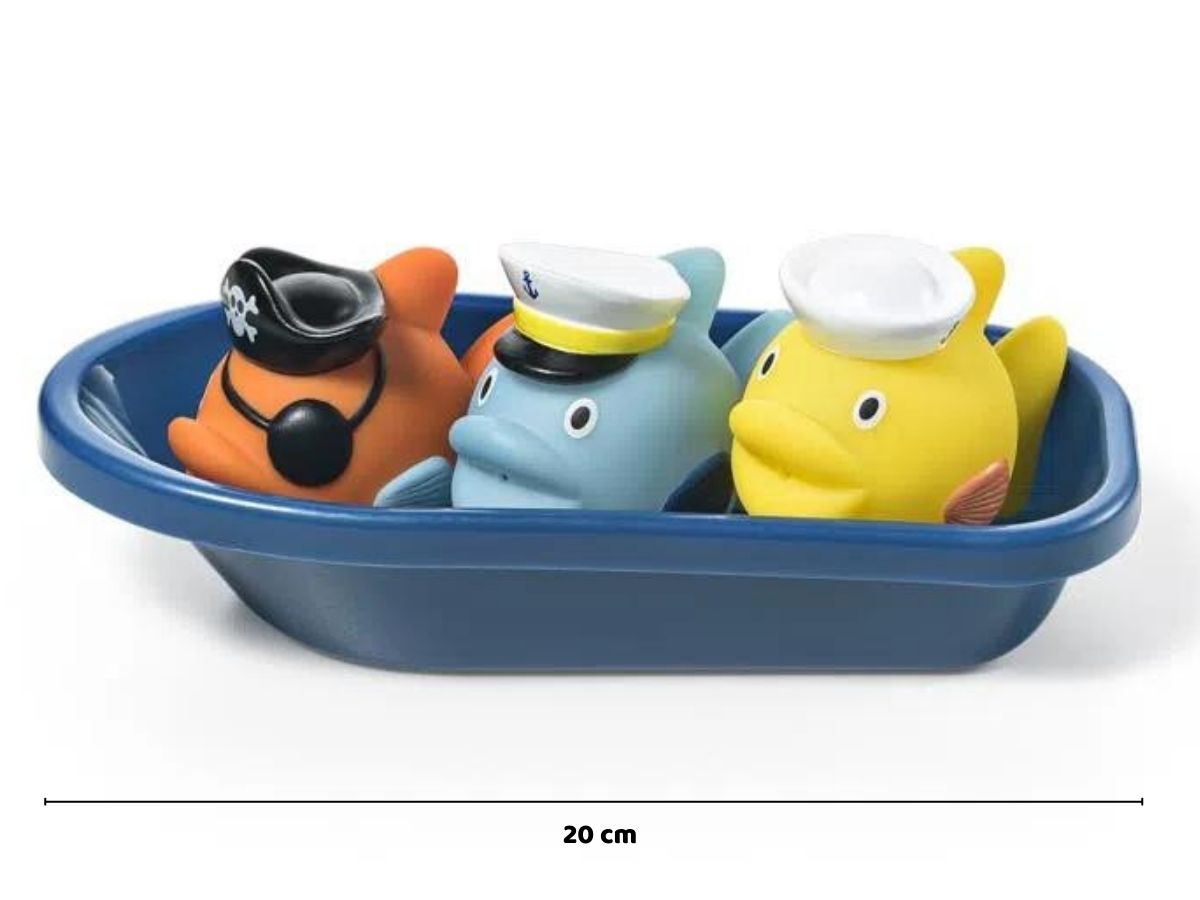 Kit Bubbles Crib Mates peixinhos para banho 4M+ Multikids Baby - Kaiuru Kids