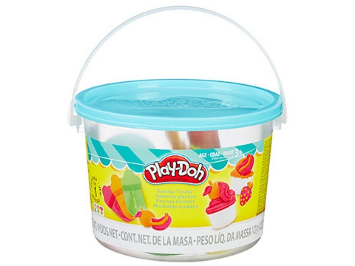 Massinha PLAY-DOH mini balde sundaes 3+ anos - Hasbro  - Kaiuru Kids