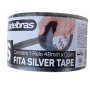 Fita Adesiva Multi Uso Silver Tape Preta 48mm x 5 metros Adelbras