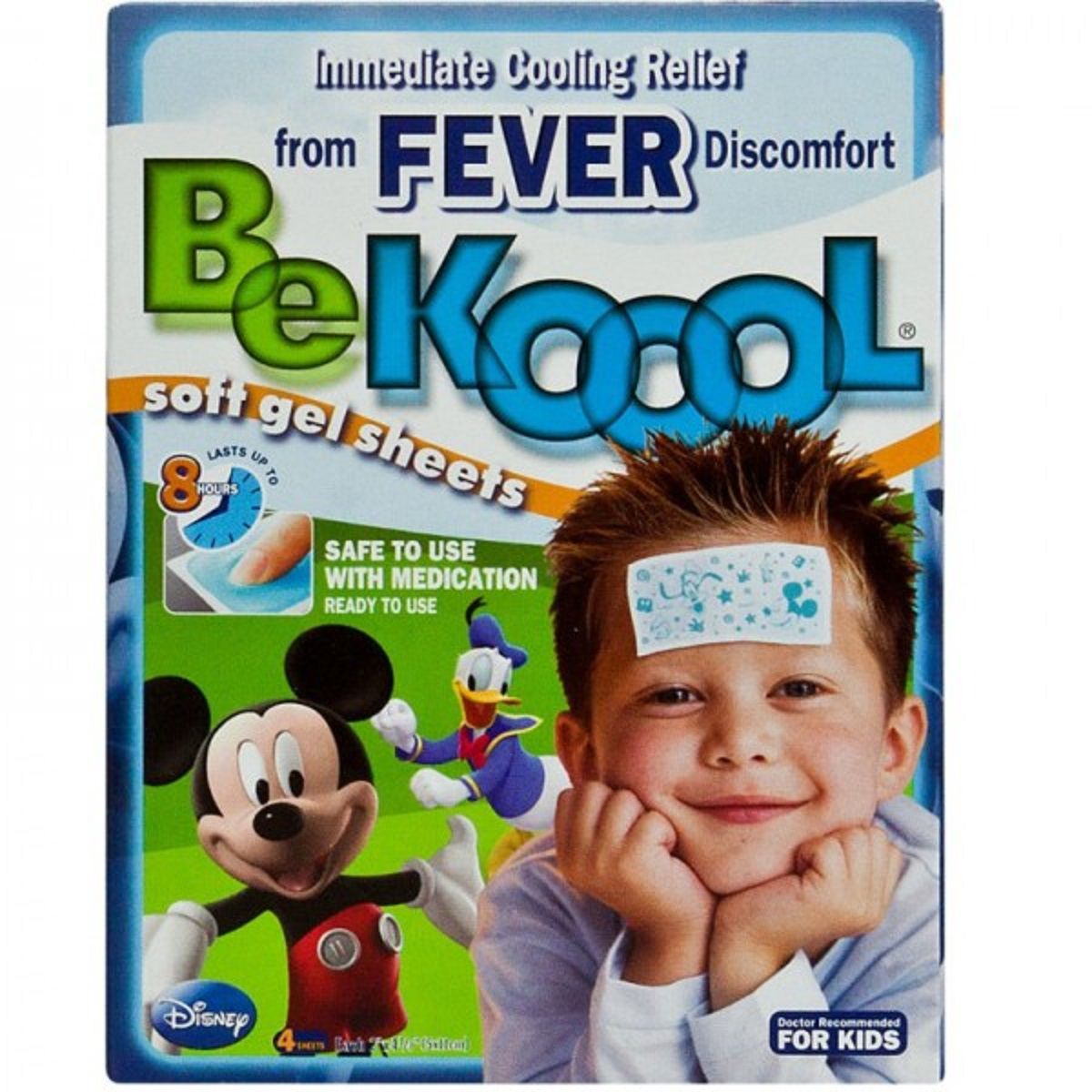 Gel Adesivo para Alívio e Combate da Febre - BeKoool Fever