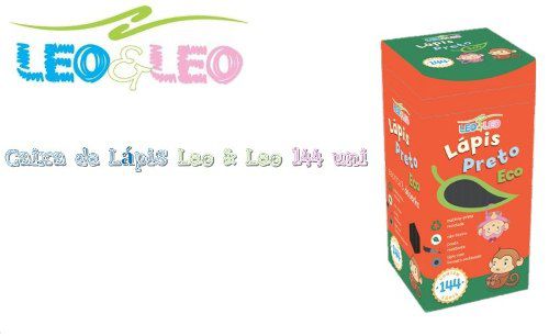 Kit 2 Caixas Lápis Preto Grafite Eco Leo Leo - 288 unidades