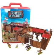Brinquedo Forte Apache Batalha de Luxo Pintados Gulliver