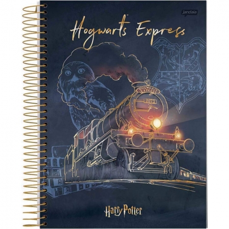 Caderno Harry Potter Espiral 96 fls Harry Potter Jandaia